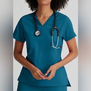 Grey’s Anatomy Bree Tuck-In Scrub Top Large